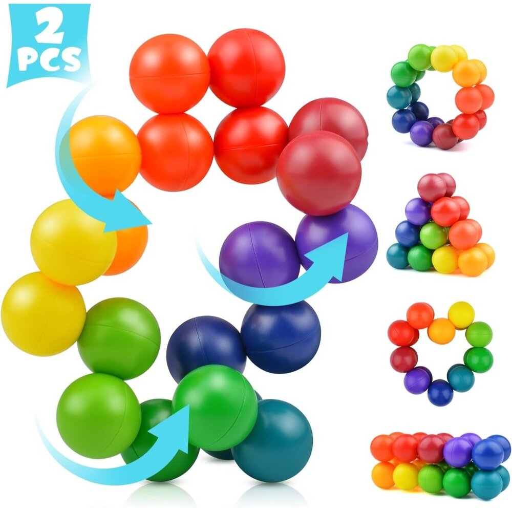 2 PCS Autism Sensory Toys for Autistic Children Sensory Fidget Toys for Adults